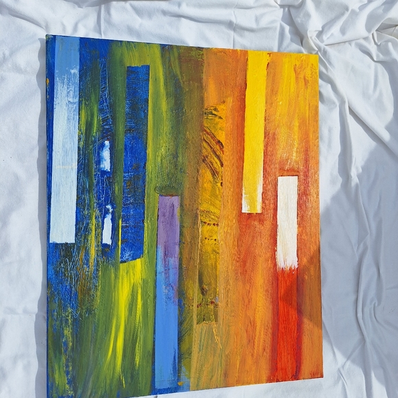 HandMade Acrylic Painting Relaxing Balanc "24 x "30 - Picture 5 of 6